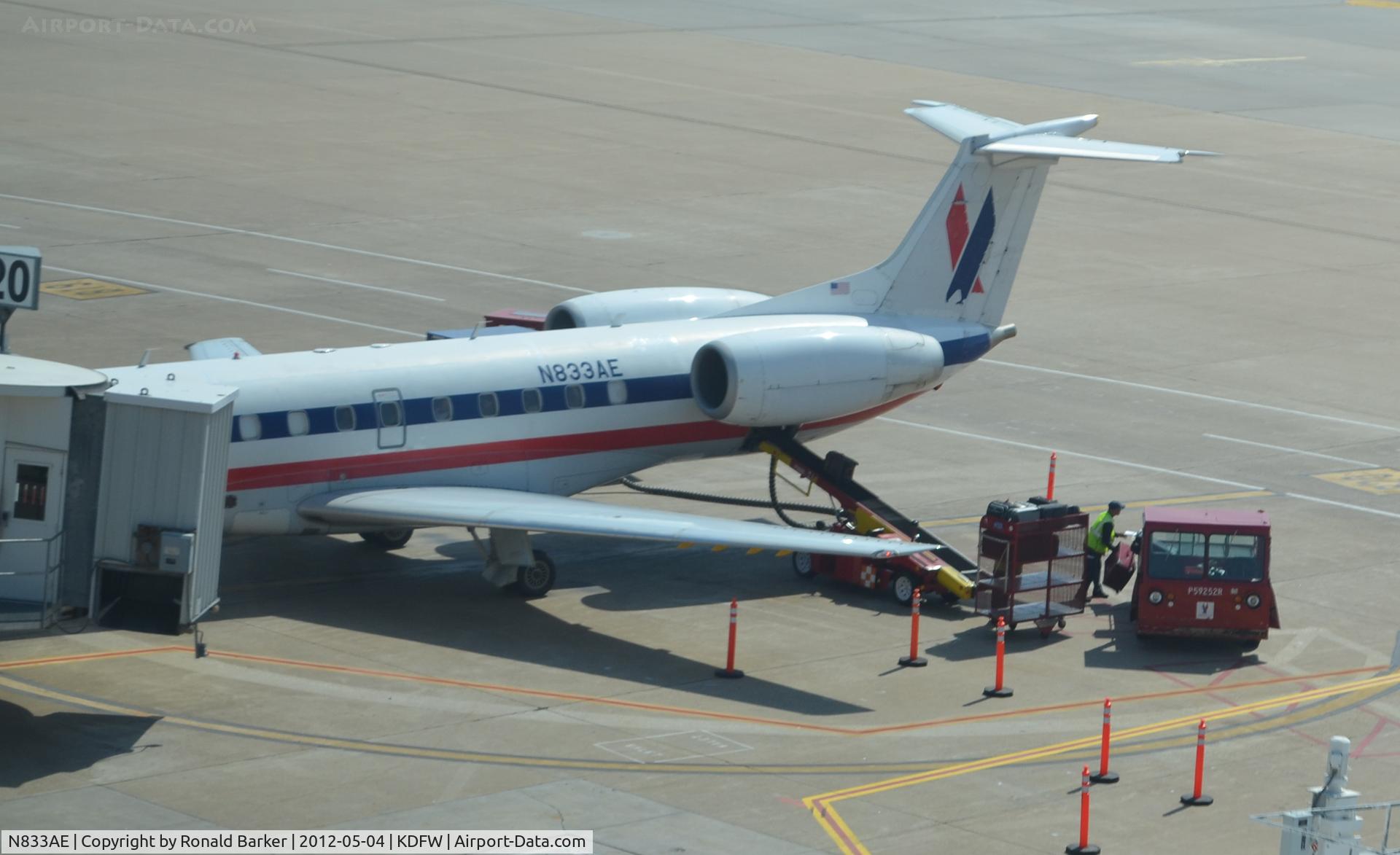 N833AE, 2002 Embraer ERJ-140LR (EMB-135KL) C/N 145629, Dallas