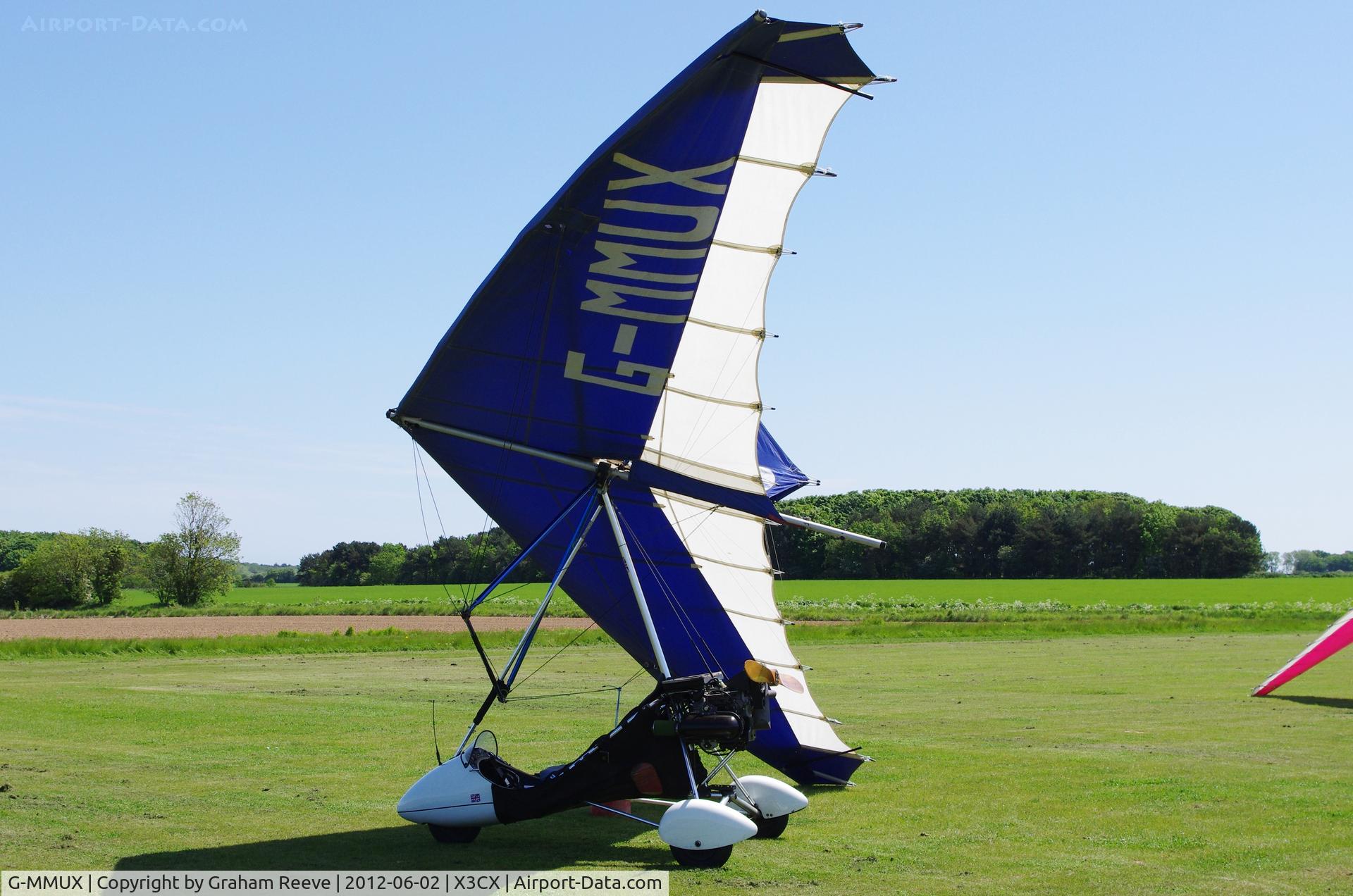 G-MMUX, 1984 Mainair GEMINI SPRINT C/N 285-185-3-P587, Parked at Northrepps.