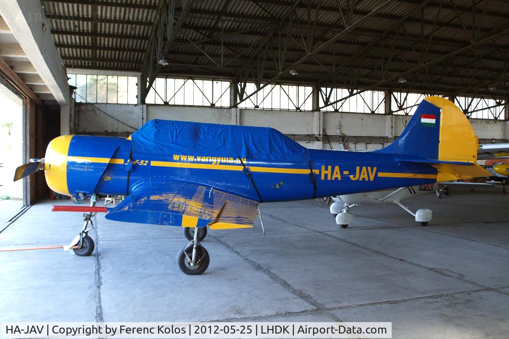 HA-JAV, 1985 Yakovlev (Aerostar) Yak-52 C/N 856008, Dunakeszi