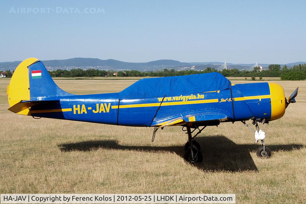 HA-JAV, 1985 Yakovlev (Aerostar) Yak-52 C/N 856008, Dunakeszi