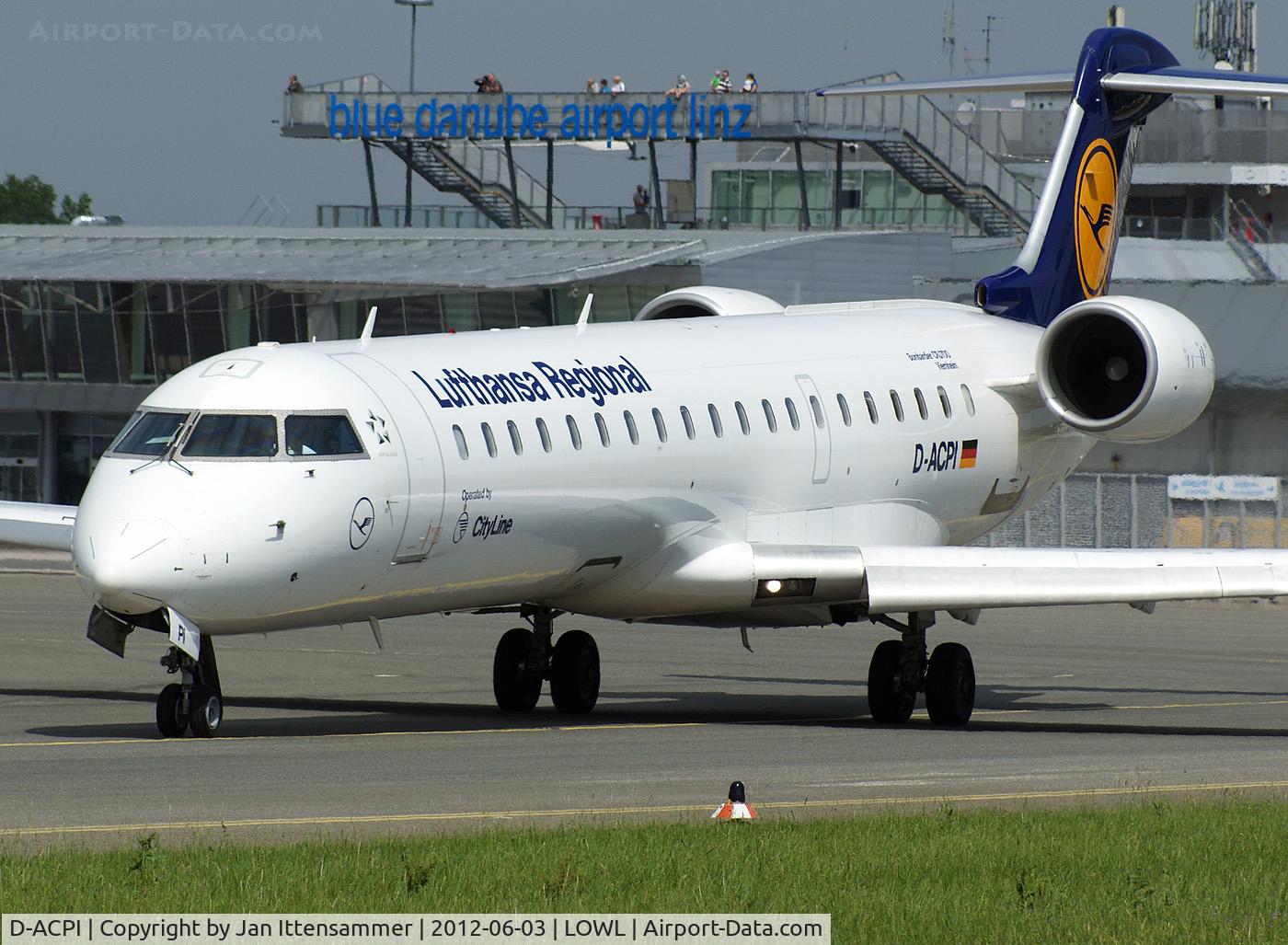 D-ACPI, 2002 Canadair CRJ-701ER (CL-600-2C10) Regional Jet C/N 10046, D-ACPI @ LOWL