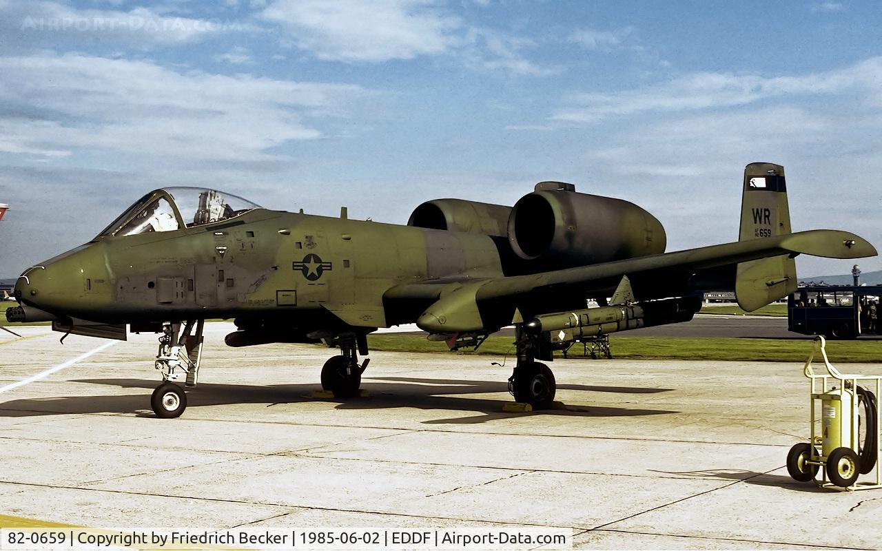 82-0659, 1982 Fairchild Republic A-10A Thunderbolt II C/N A10-0707, static display
