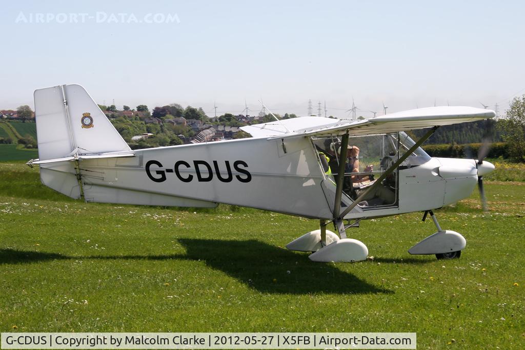 G-CDUS, 2006 Skyranger 912S(1) C/N BMAA/HB/490, Skyranger 912S(1), Fishburn Airfield, May 2012.