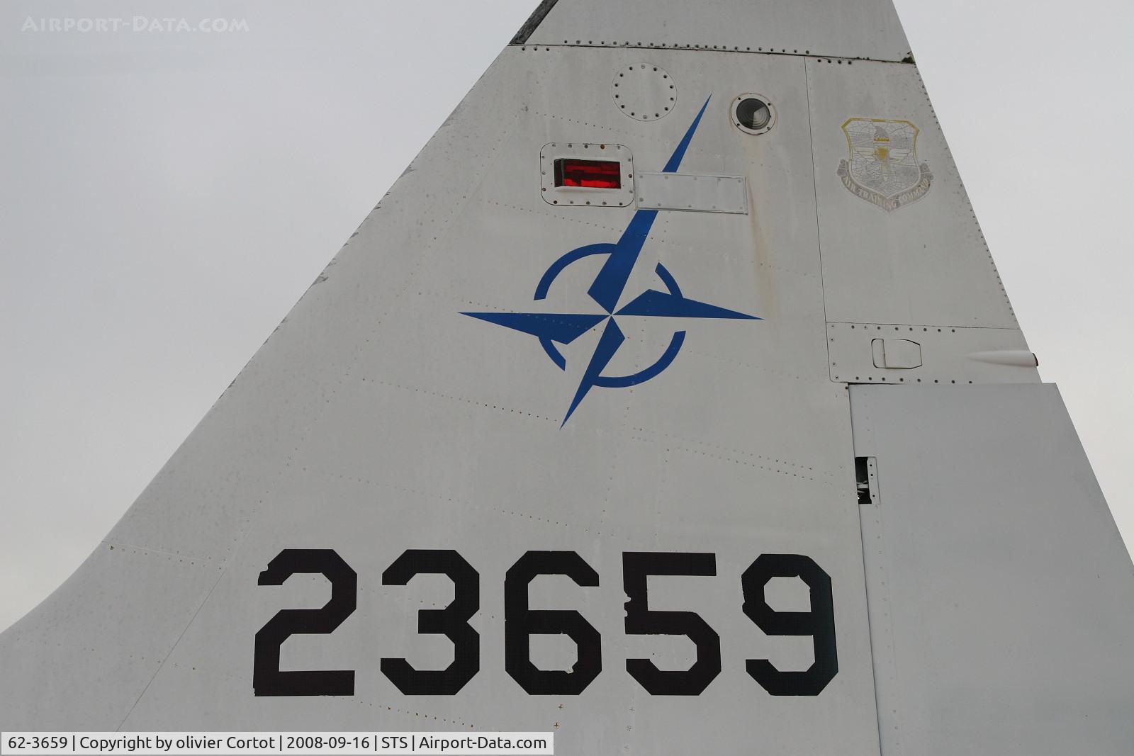 62-3659, 1962 Northrop T-38A Talon C/N N.5364, note the tail insigna