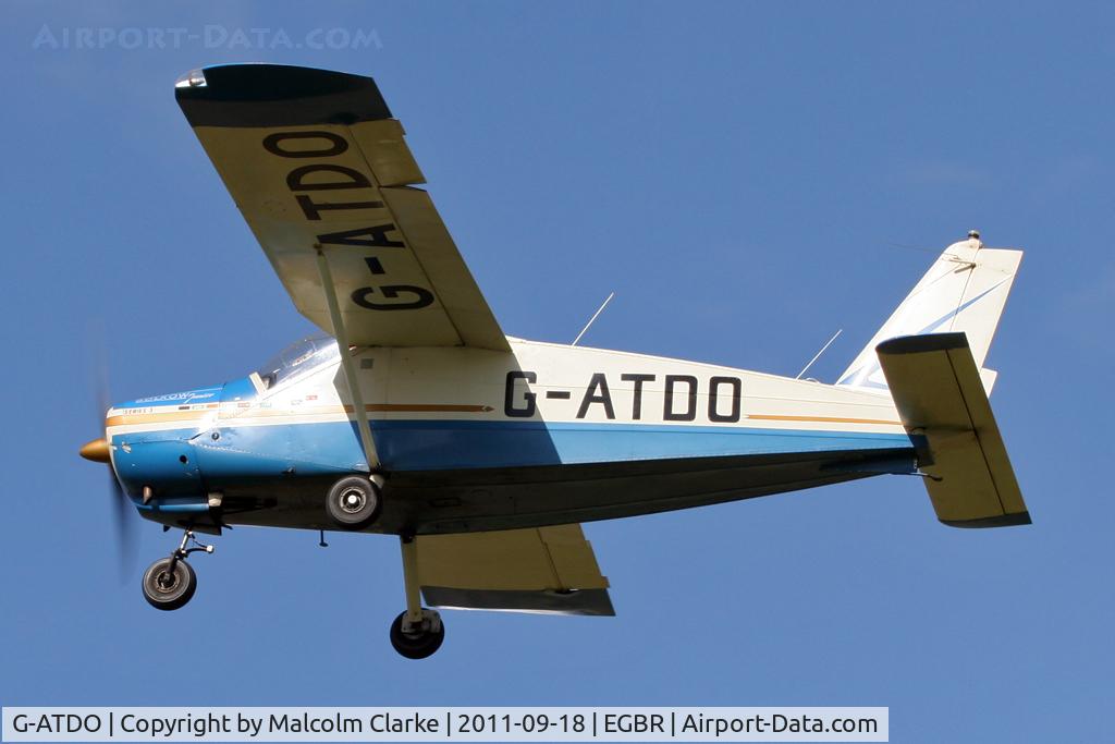 G-ATDO, 1965 Bolkow Bo-208C Junior C/N 576, Bolkow Bo-208C Junior, Breighton Airfield, September 2011.