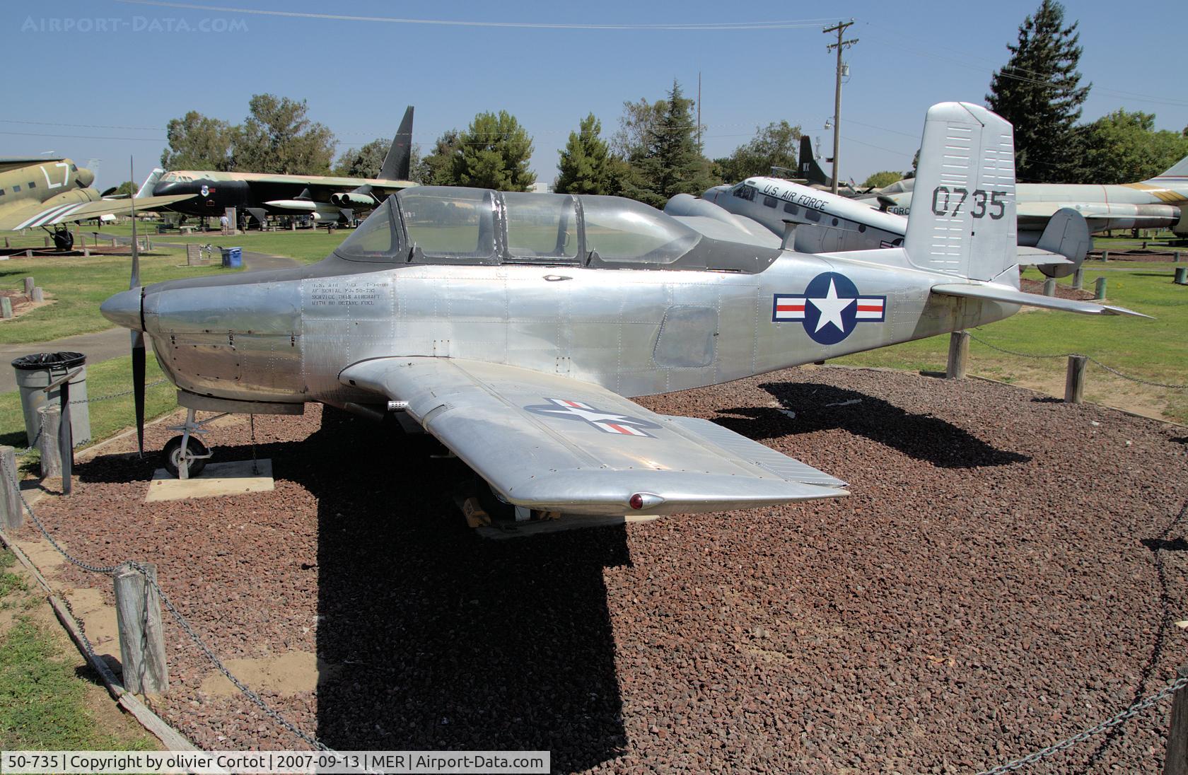 50-735, 1950 Beechcraft YT-34-BH Mentor C/N G-4, Castle museum