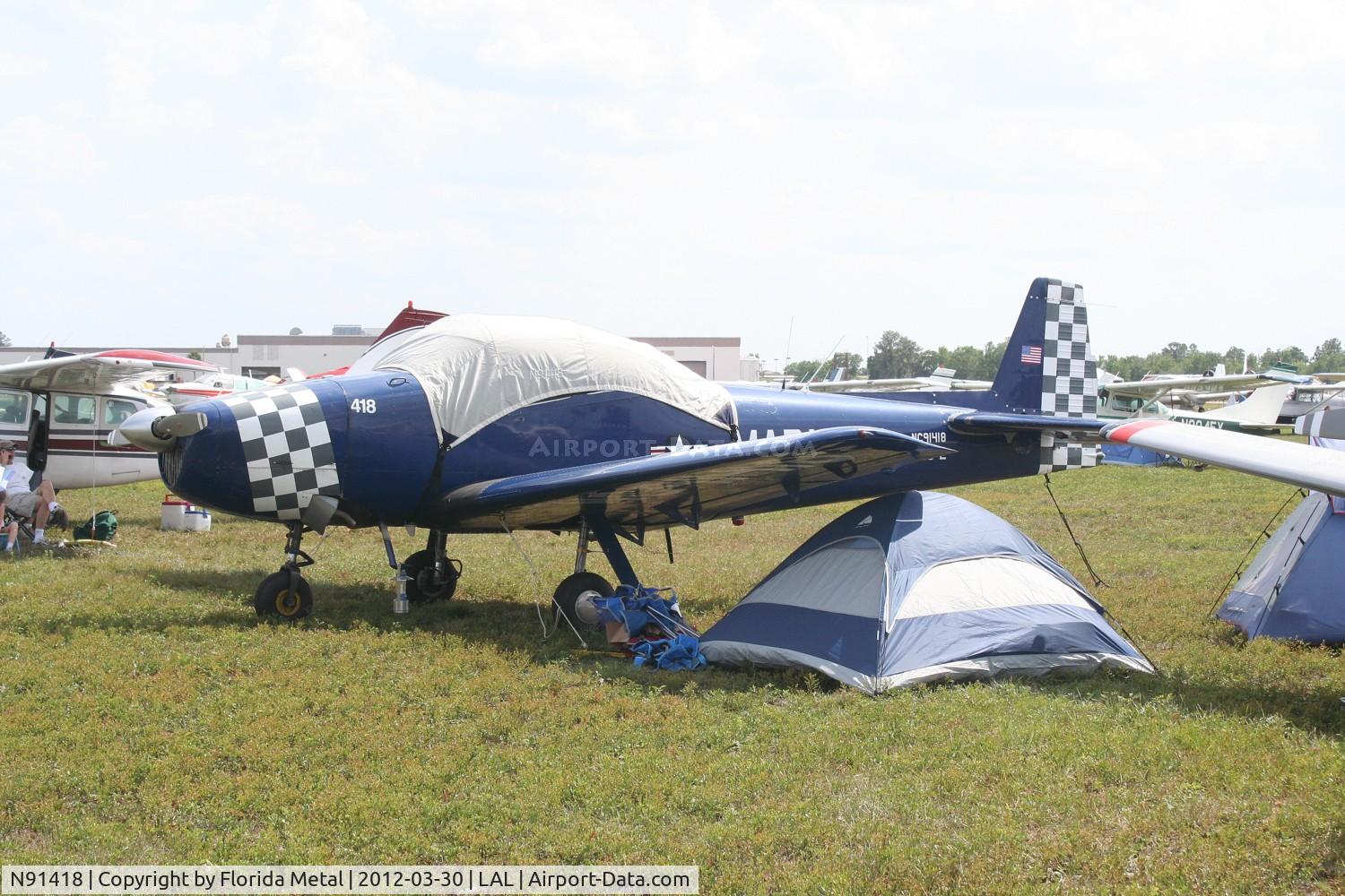 N91418, 1946 North American Navion C/N NAV-4-80, L-17 Navion