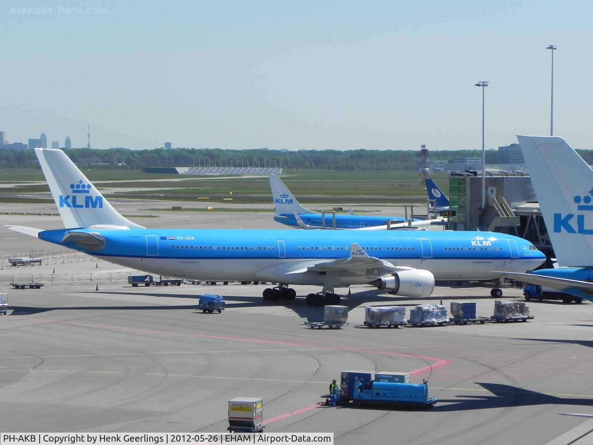 PH-AKB, 2012 Airbus A330-303 C/N 1294, KLM at Schiphol Airport