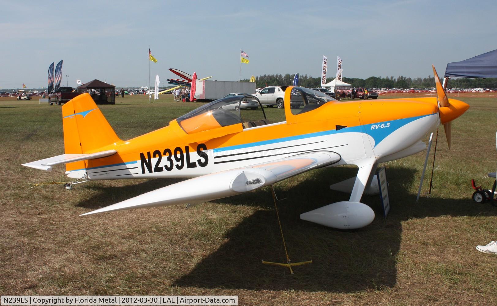 N239LS, 2012 Vans RV-6 C/N 25438, Vans RV-6.5