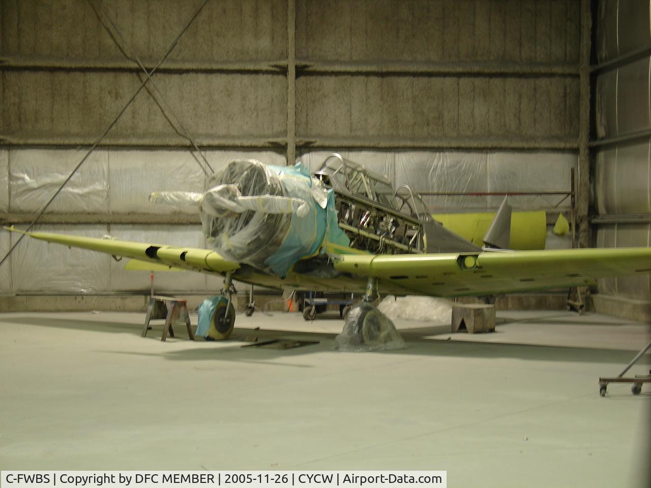 C-FWBS, 1952 Canadian Car & Foundry T-6H Harvard Mk.4M C/N CCF4-529, NEW PAINT @ UPPER VALLEY AV