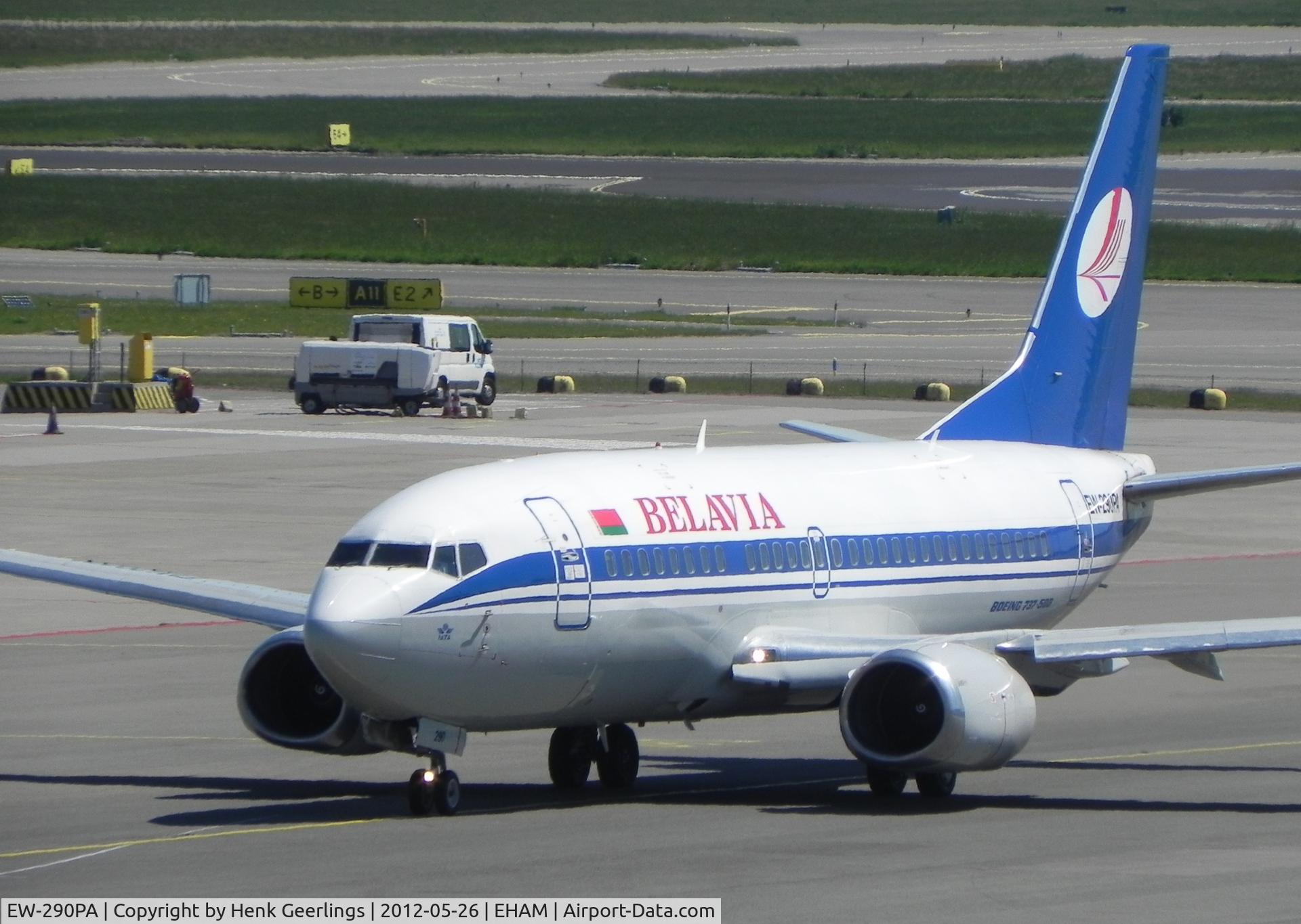EW-290PA, 1996 Boeing 737-5Q8 C/N 27629, Belavia at Schiphol