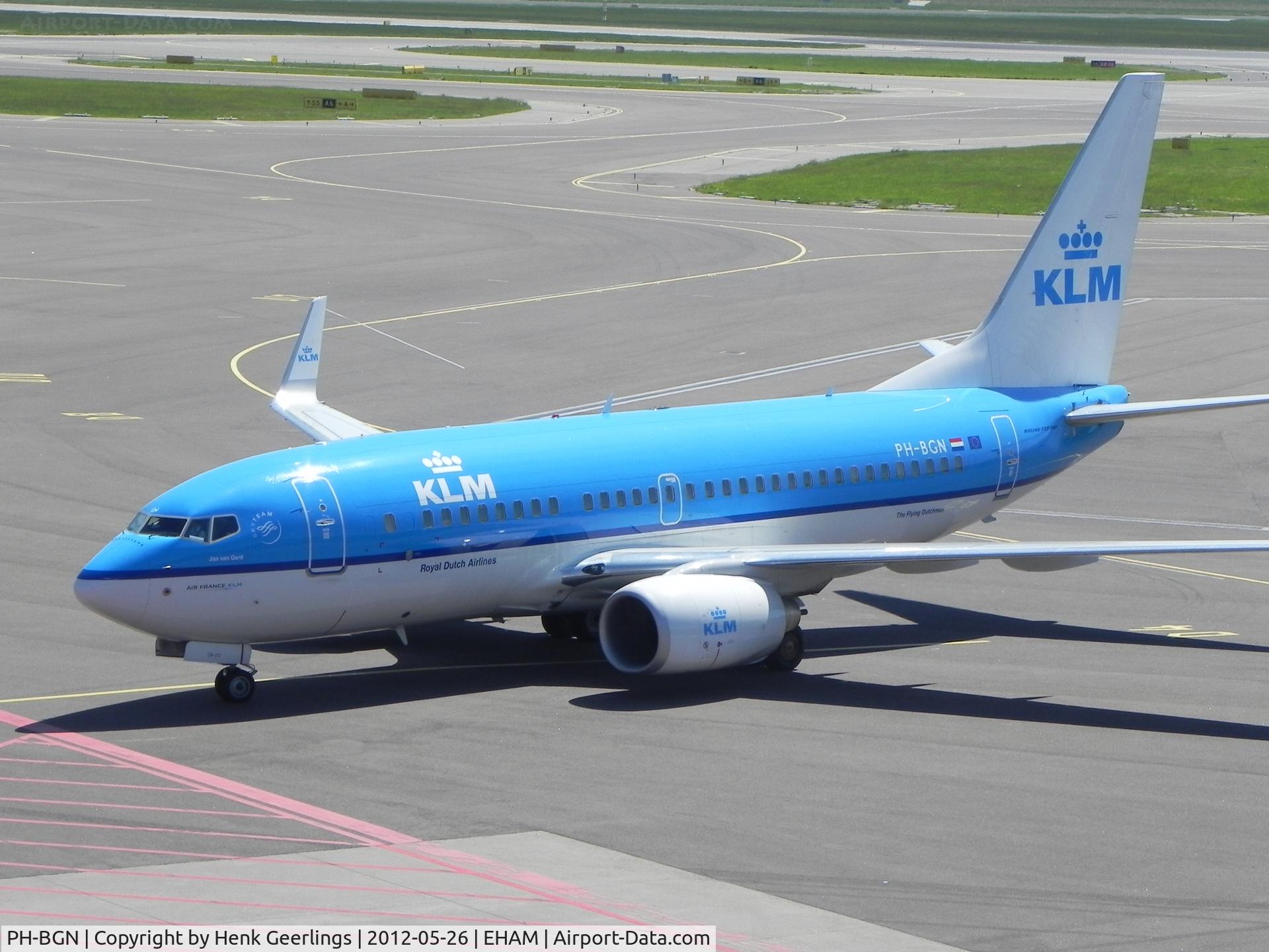 PH-BGN, 2011 Boeing 737-7K2 C/N 38125, KLM at Schiphol
