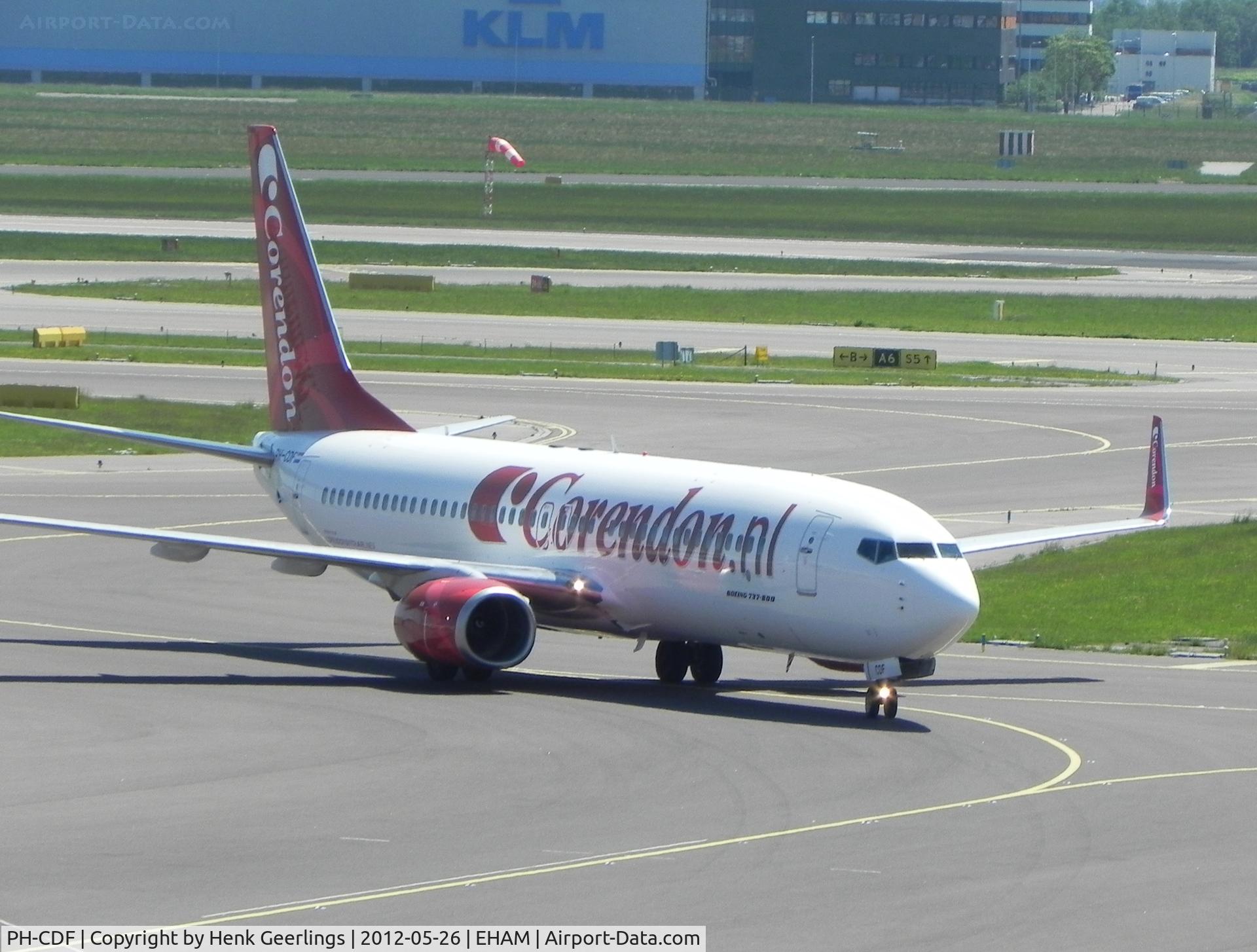PH-CDF, 1999 Boeing 737-804 C/N 28227, Corendon at Schiphol