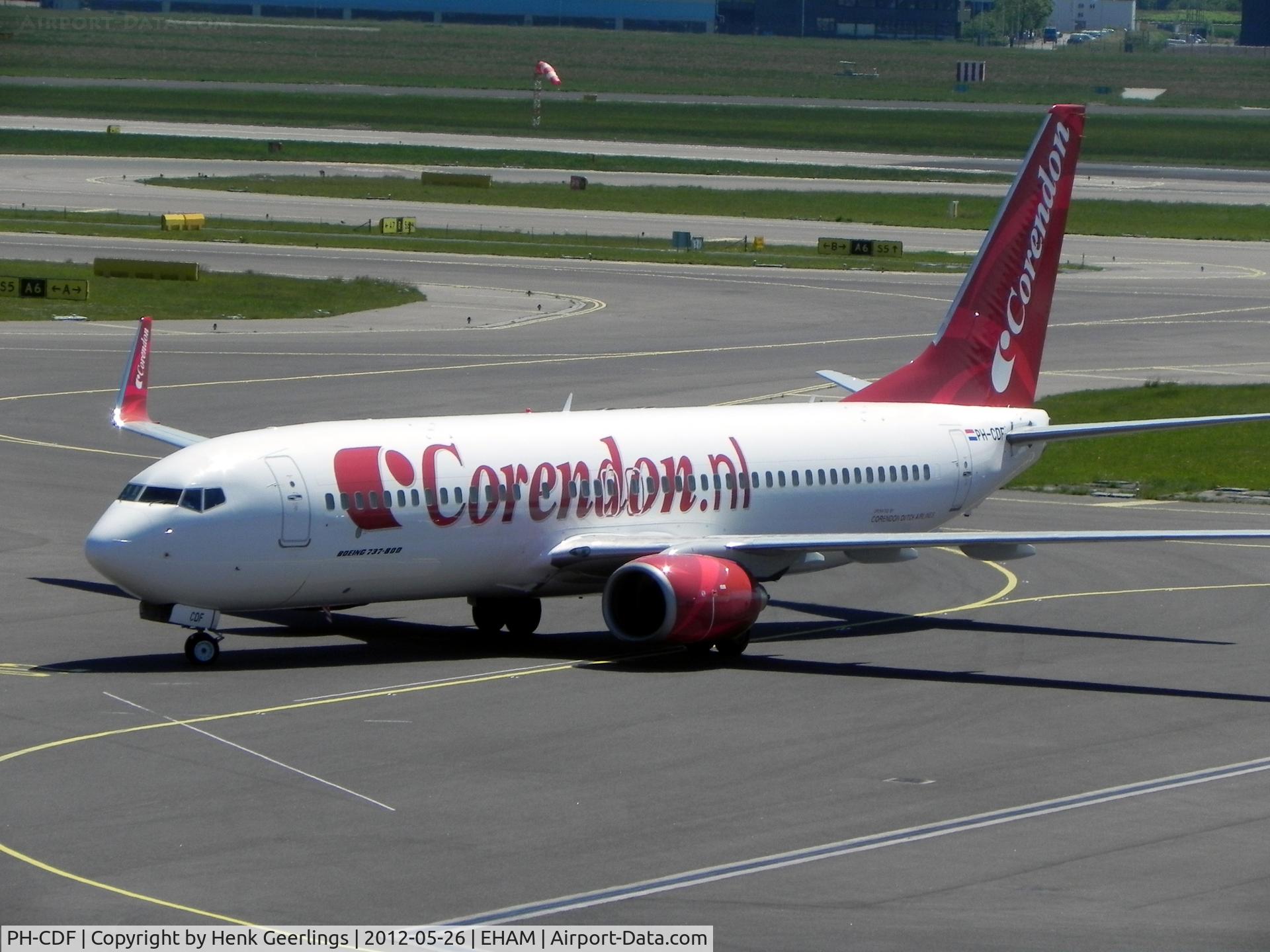 PH-CDF, 1999 Boeing 737-804 C/N 28227, Corendon at Schiphol