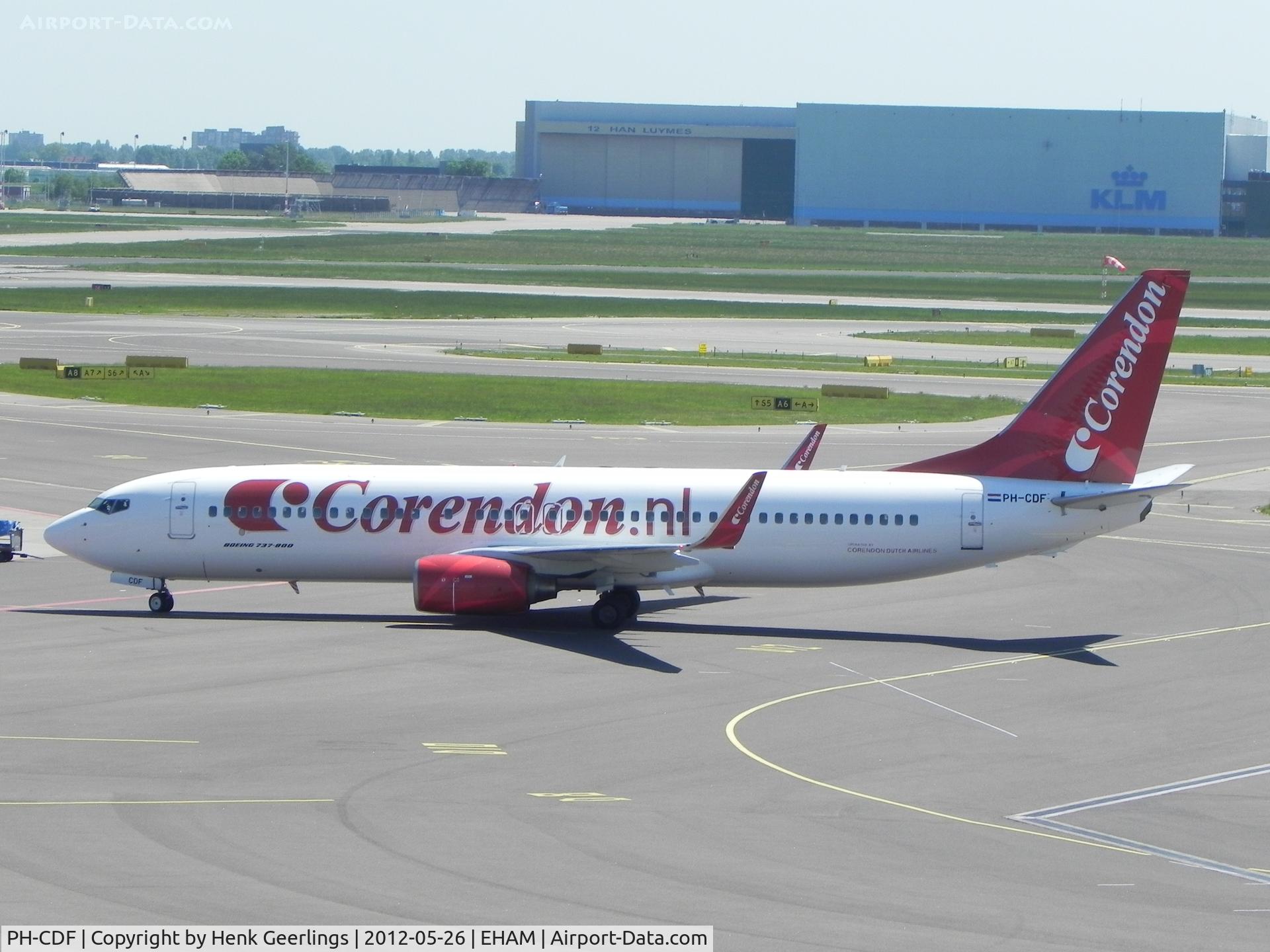 PH-CDF, 1999 Boeing 737-804 C/N 28227, Corendon at Schiphol