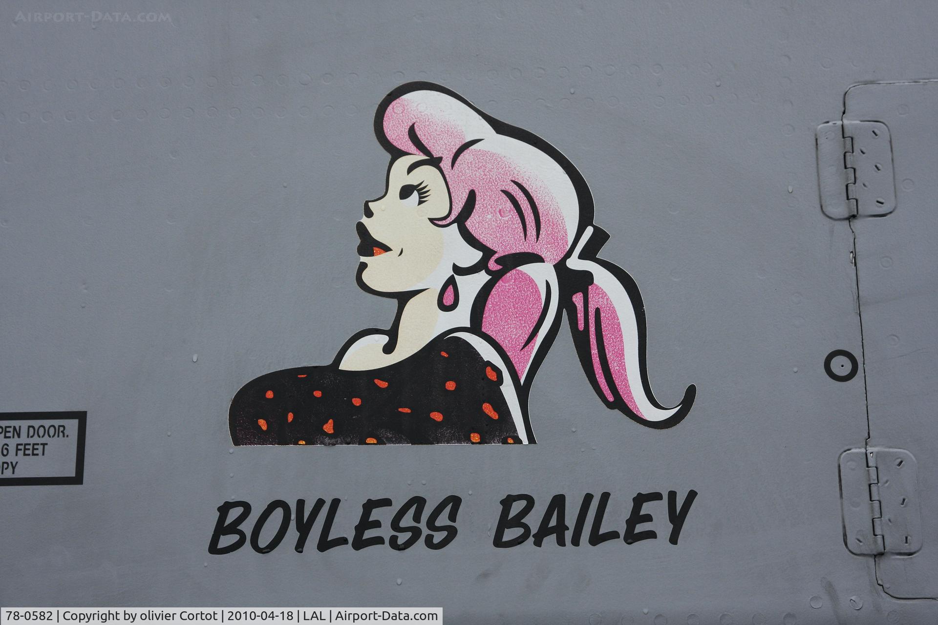 78-0582, 1978 Fairchild Republic A-10C Thunderbolt II C/N A10-0202, nose art