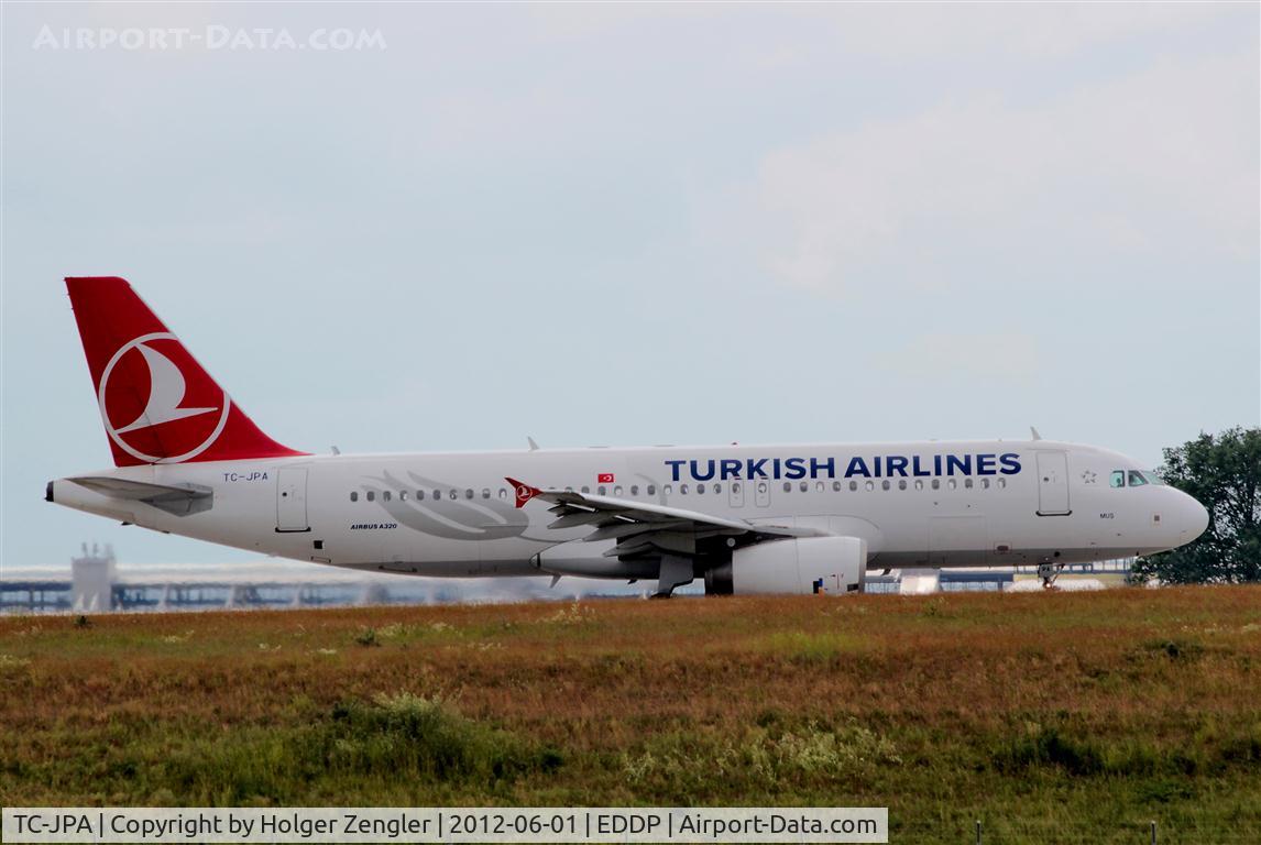 TC-JPA, 2005 Airbus A320-232 C/N 2609, Hos geldin LEJ hava alani´da! My first pic of a new player on LEJ airport.....