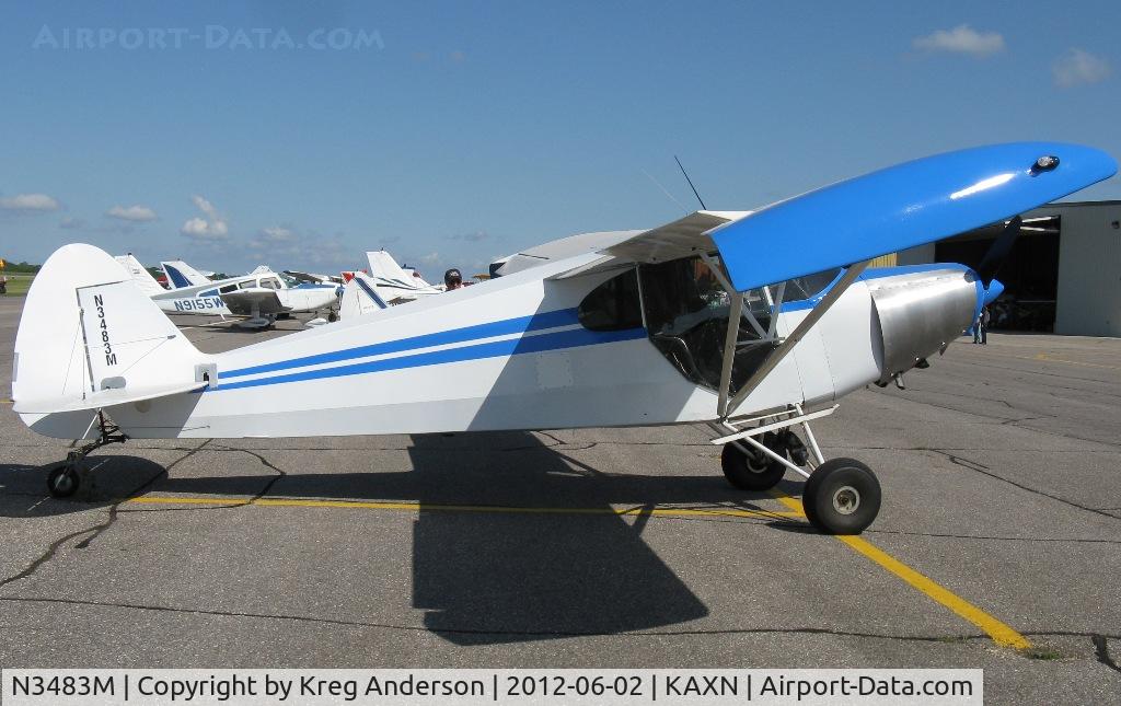 N3483M, 1947 Piper PA-12 Super Cruiser C/N 12-2339, 2012 Chandler Field Fly-in