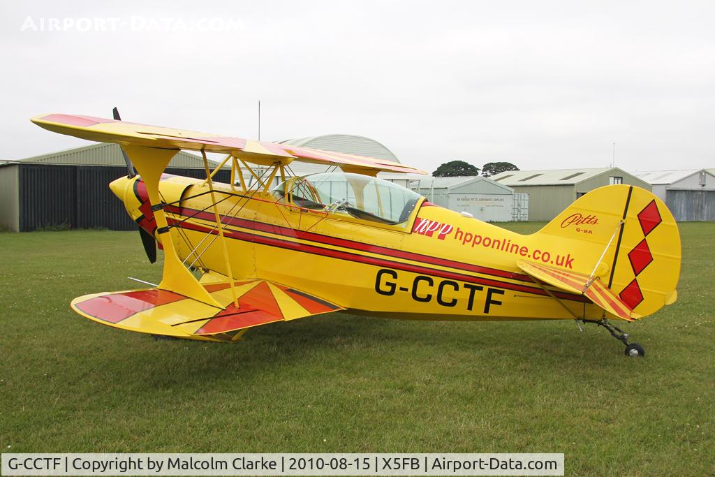 G-CCTF, 1977 Aerotek Pitts S-2A Special C/N 2146, Aerotek Pitts S-2A Special, Fishburn Airfield, August 2010.