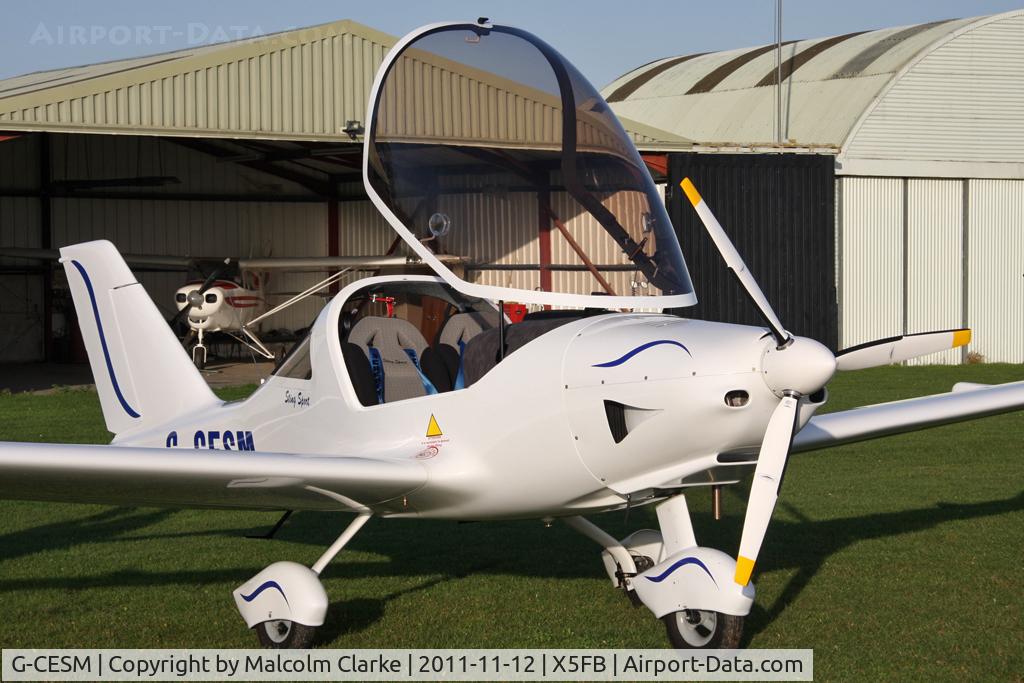 G-CESM, 2011 TL Ultralight TL-2000 Sting Sport C/N LAA 347-14801, TL Ultralight TL-2000 Sting Sport, Fishburn Airfield, November 2011.