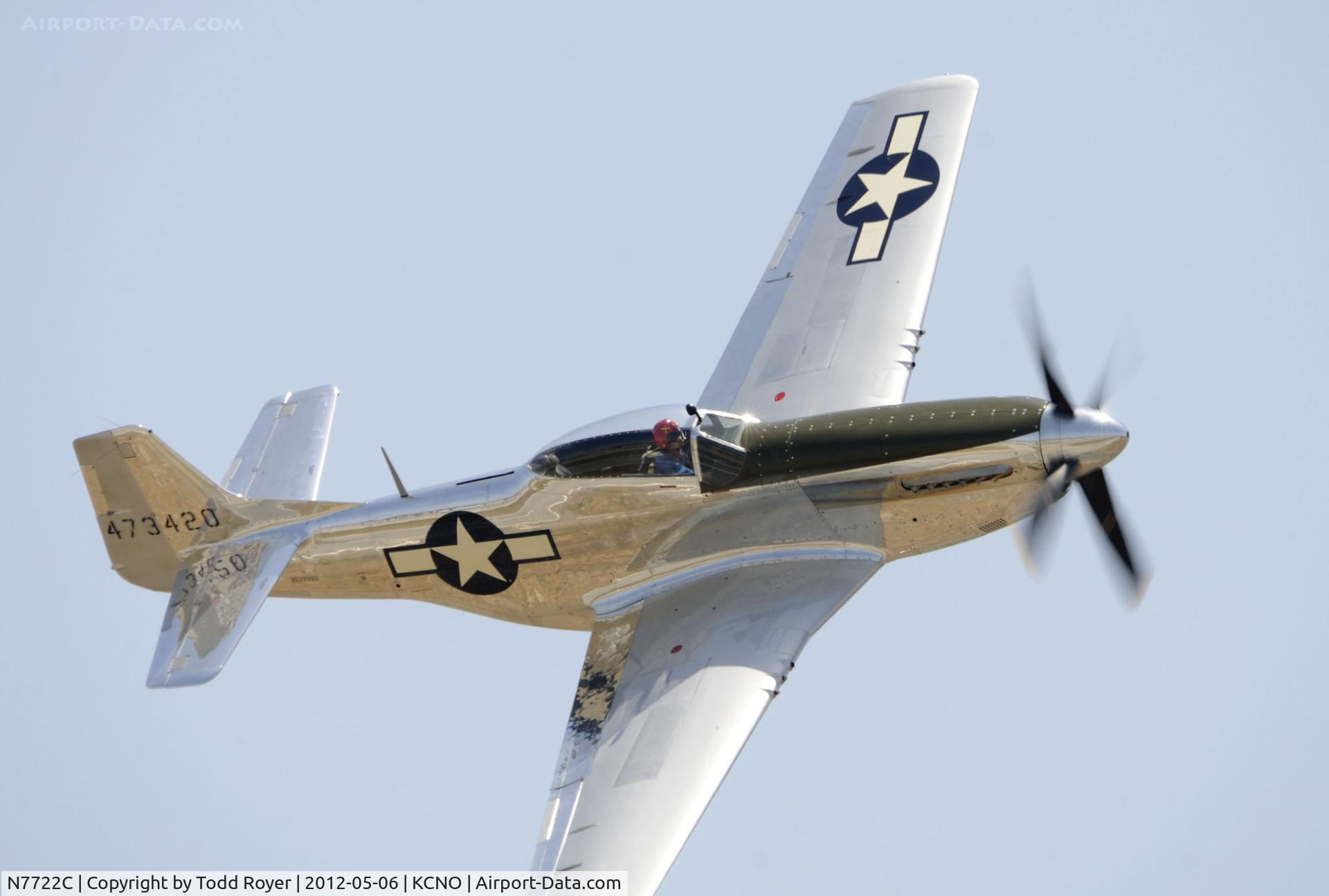 N7722C, 1944 North American F-51D Mustang C/N 44-73420, 2012 Chino Airshow