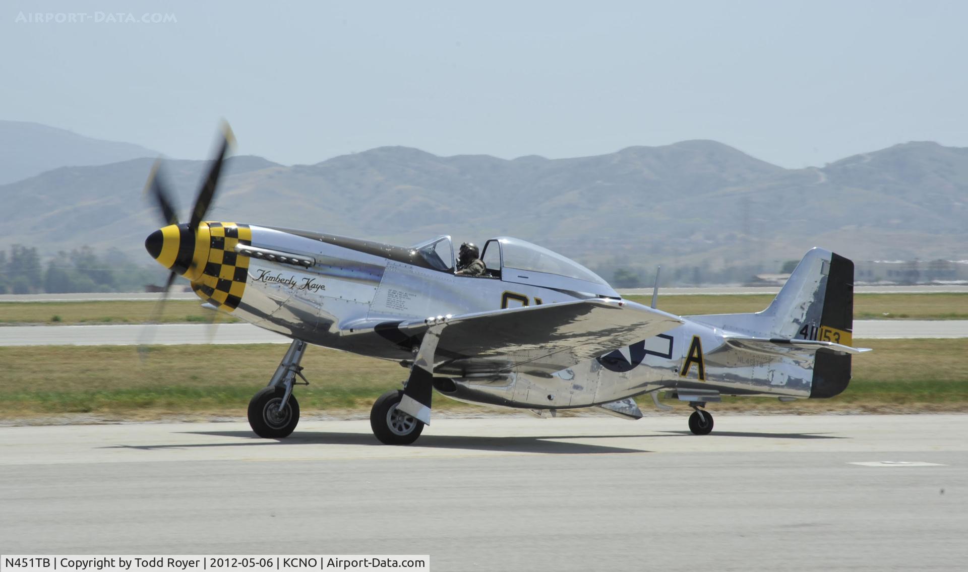 N451TB, 1944 North American F-51D Mustang C/N 44-11153, 2012 Chino Airshow