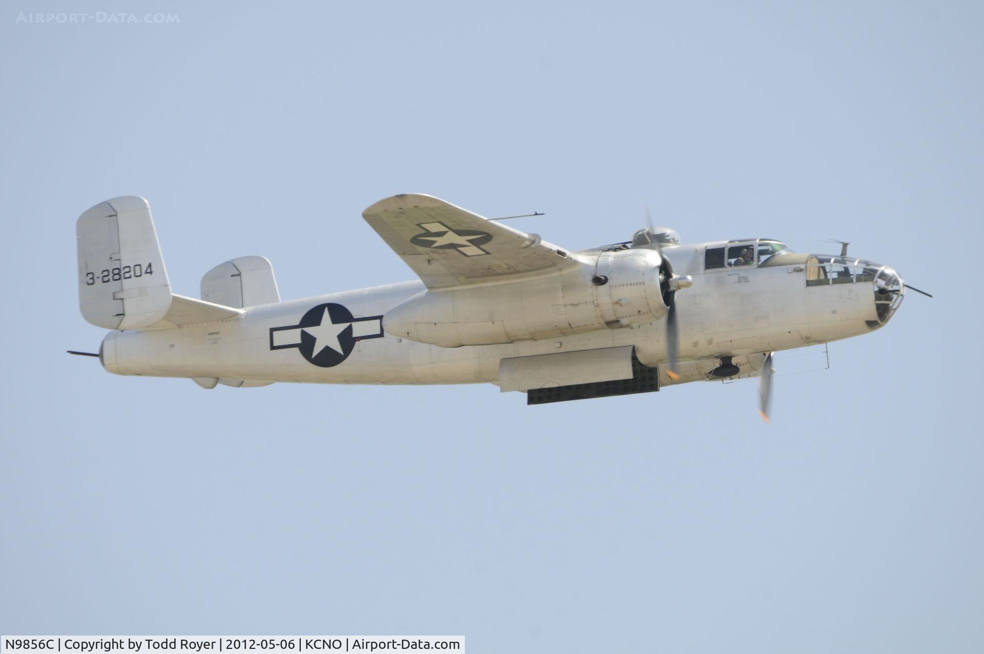 N9856C, 1943 North American TB-25N Mitchell C/N 108-35217, 2012 Chino Airshow