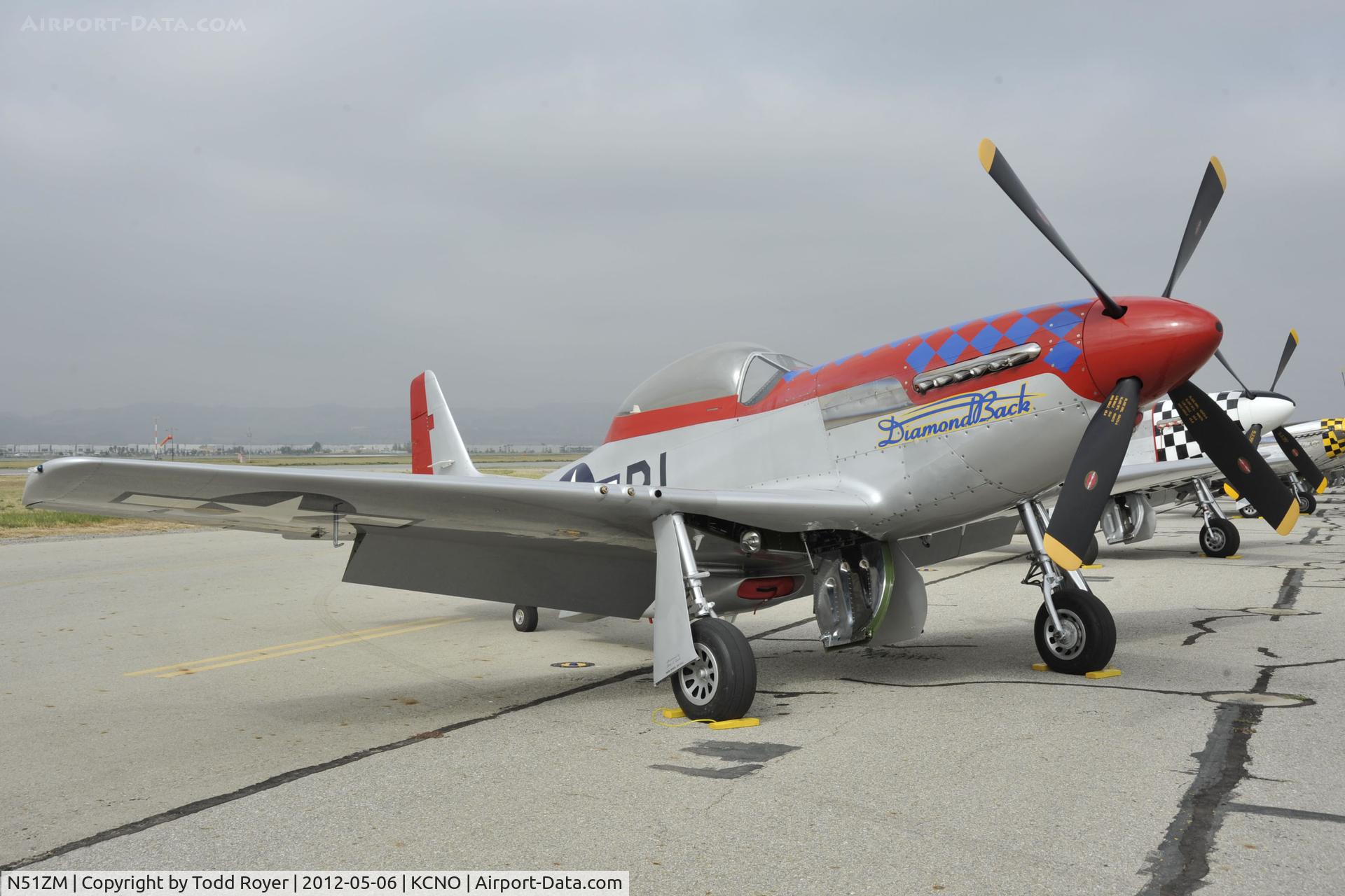 N51ZM, 1945 North American P-51D Mustang C/N 45-11471, 2012 Chino Airshow