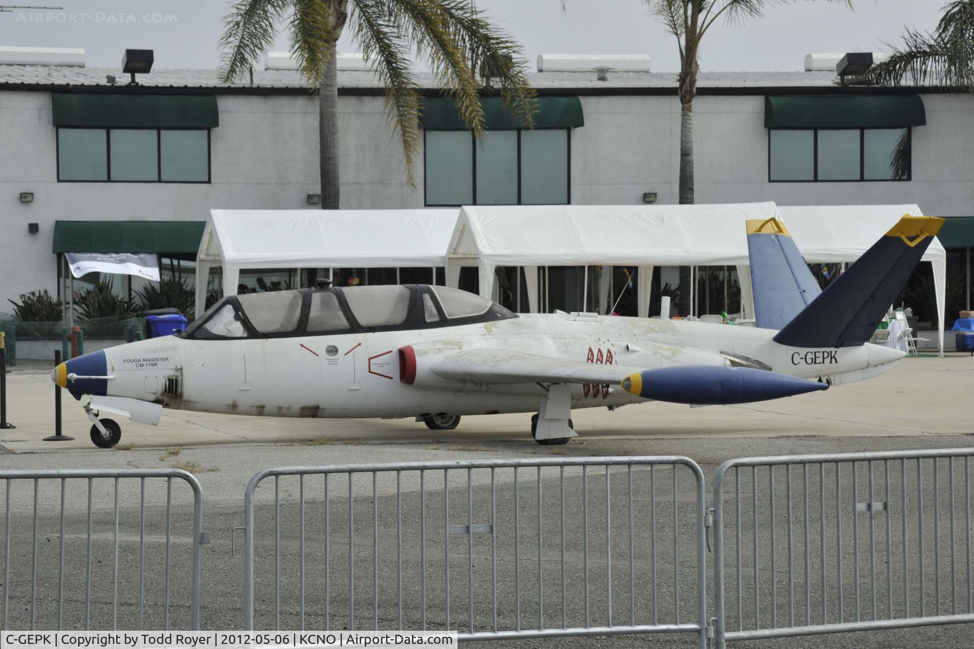 C-GEPK, 1959 Fouga CM-170 Magister C/N 220, Parked at Chino