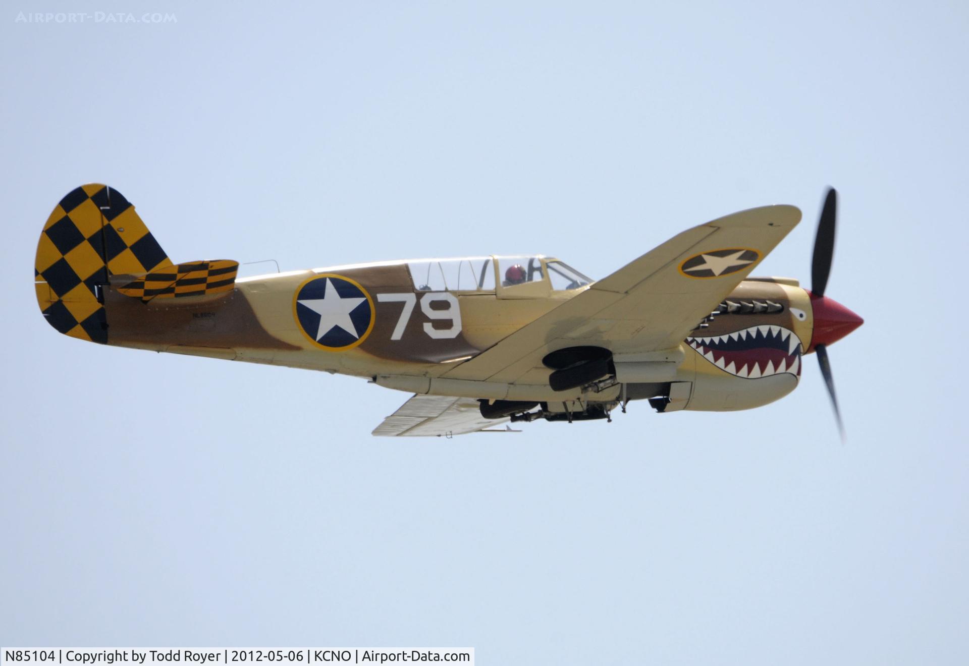 N85104, Curtiss P-40N-5CU Kittyhawk C/N 28954/F858, 2012 Chino Airshow