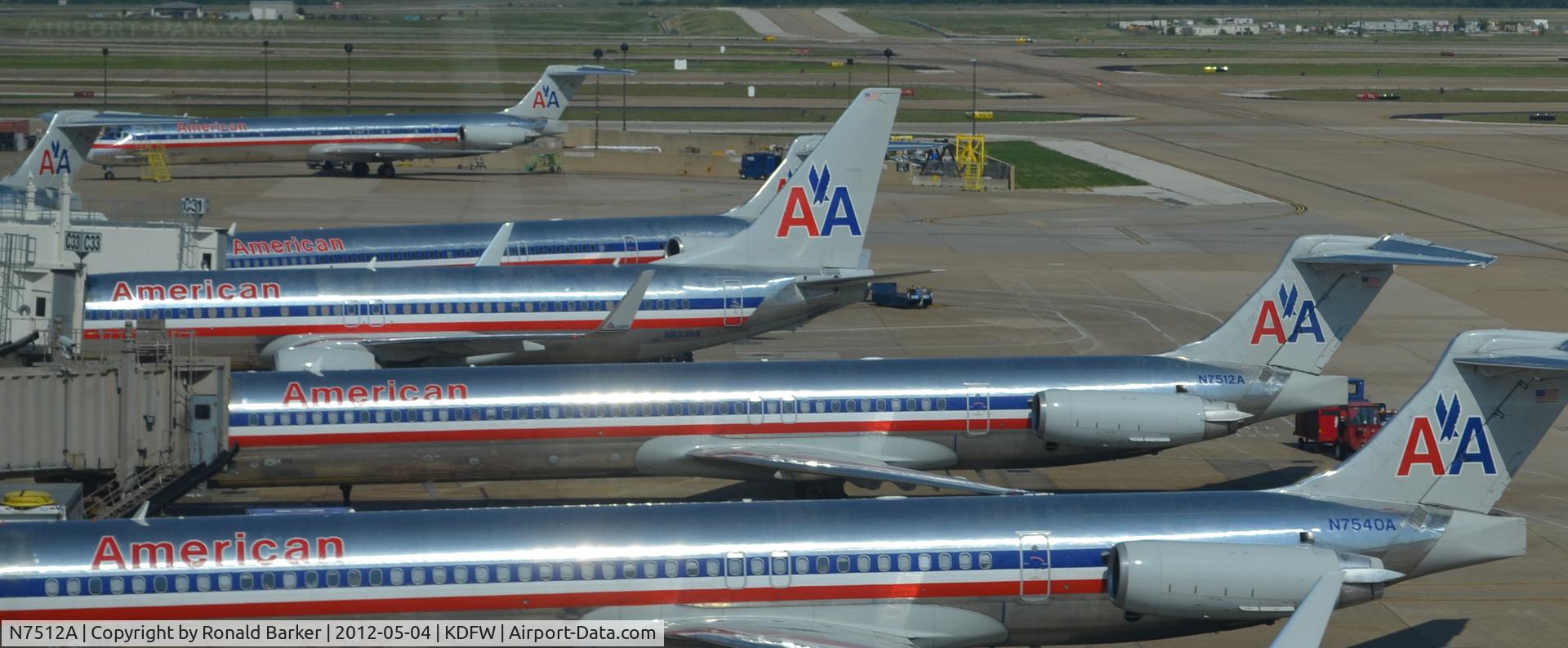 N7512A, 1989 McDonnell Douglas MD-82 (DC-9-82) C/N 49806, Dallas