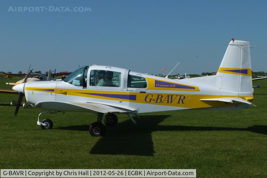G-BAVR, 1973 Grumman American AA-5 Traveler C/N AA5-0348, at AeroExpo 2012