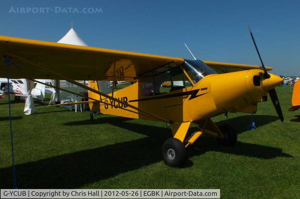 G-YCUB, 1993 Piper PA-18-150 Super Cub C/N 1809077, at AeroExpo 2012