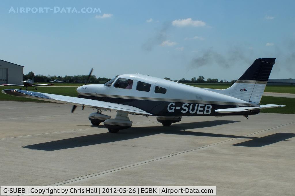 G-SUEB, 2001 Piper PA-28-181 Cherokee Archer III C/N 28-43466, at AeroExpo 2012