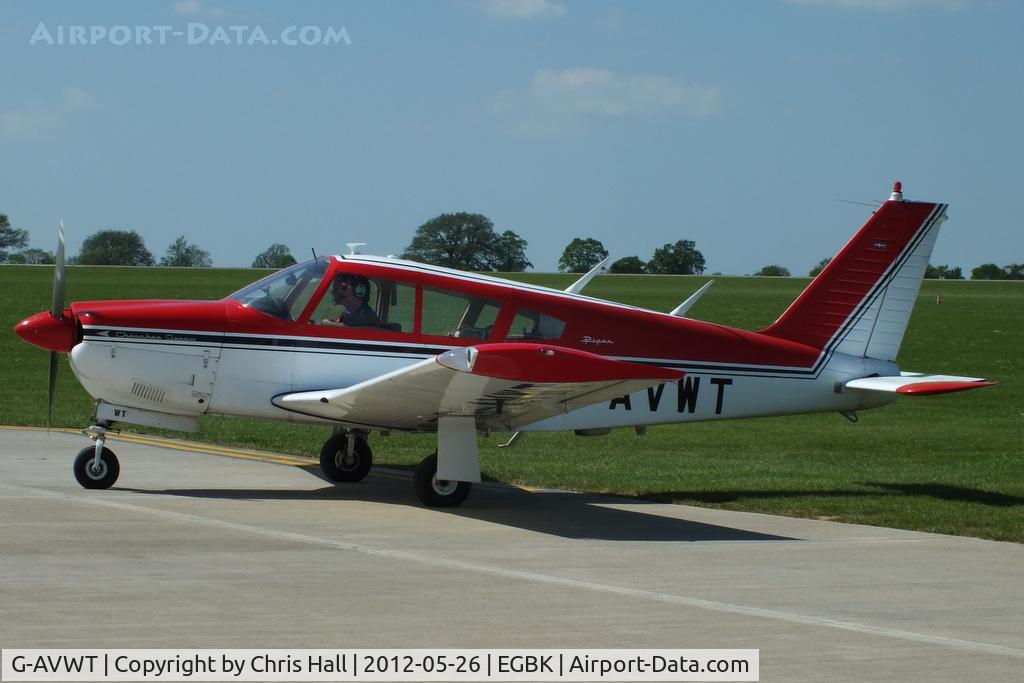 G-AVWT, 1968 Piper PA-28R-180 Cherokee Arrow C/N 28R-30362, at AeroExpo 2012