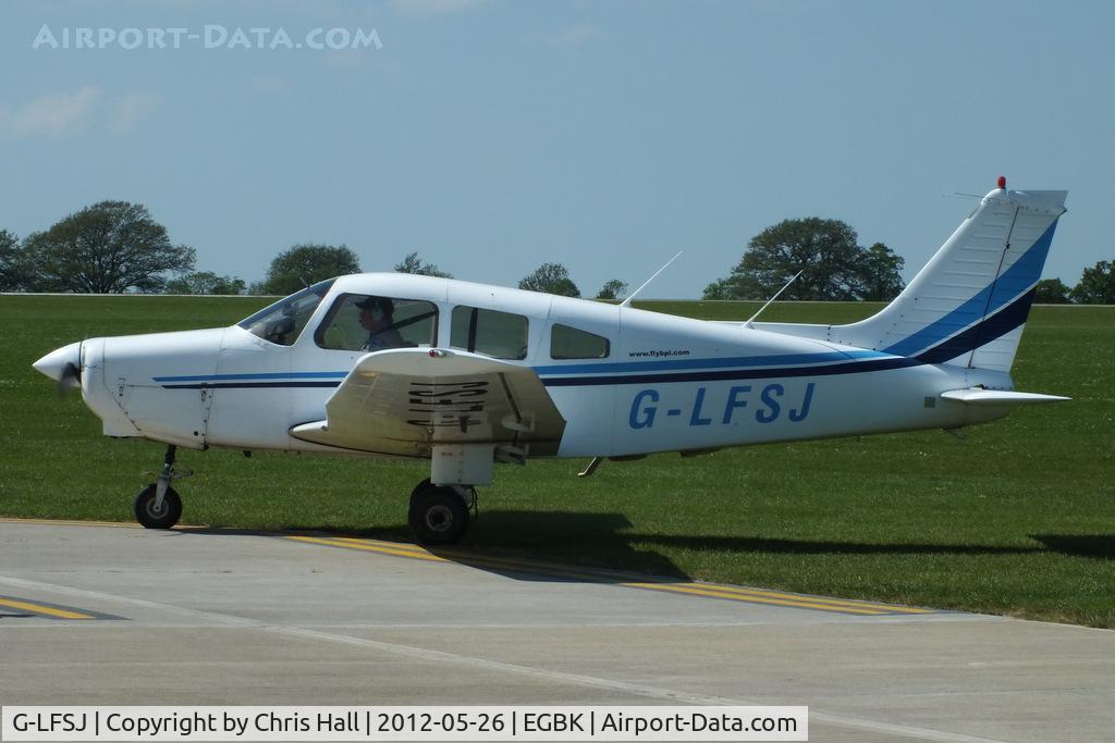 G-LFSJ, 1979 Piper PA-28-161 Cherokee Warrior II C/N 28-7916536, at AeroExpo 2012