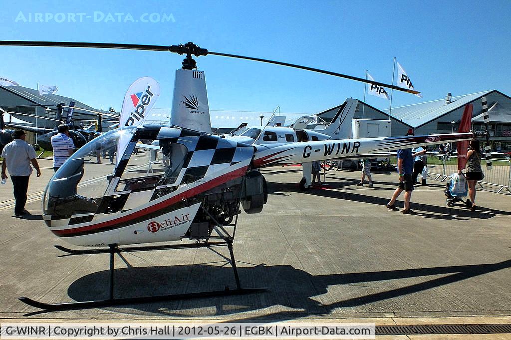 G-WINR, 1991 Robinson R22 Beta C/N 1709, at AeroExpo 2012