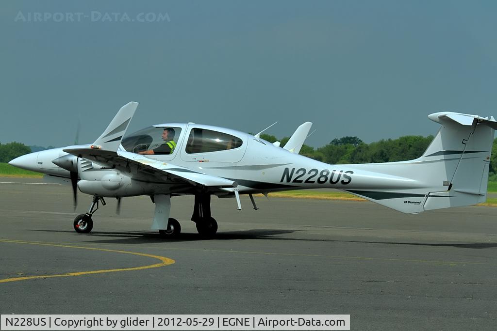 N228US, 2008 Diamond DA-42 Twin Star C/N 42.347, Heading out for some local flying/testing
