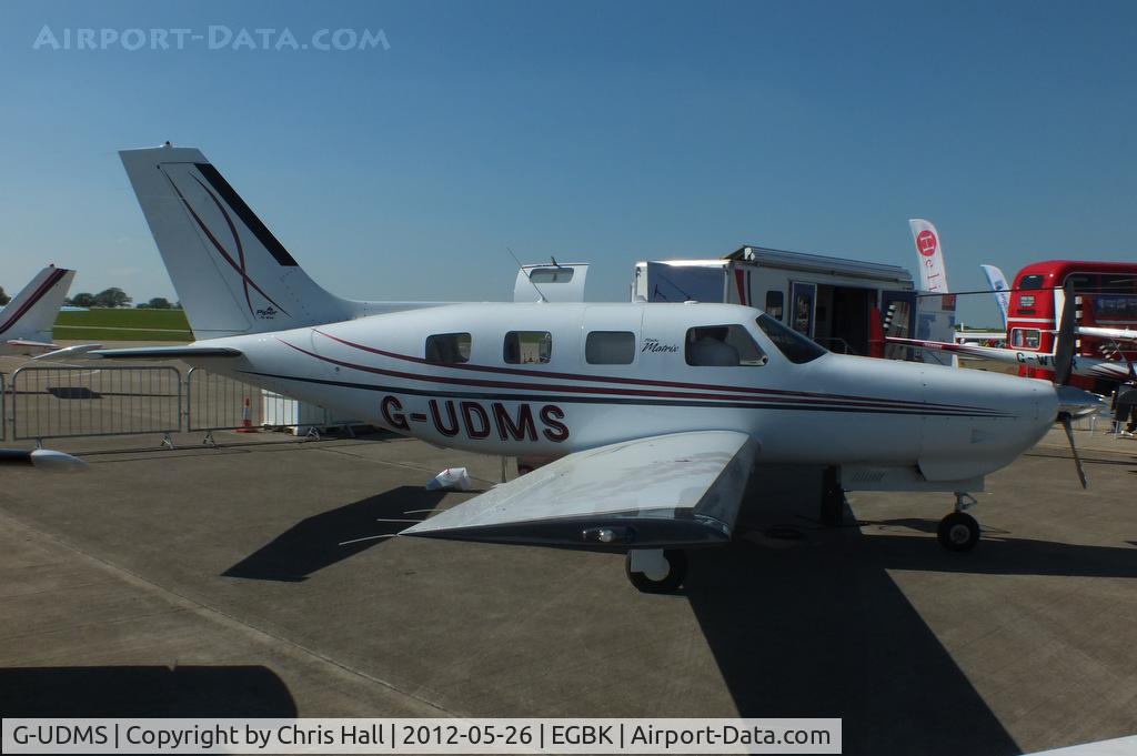 G-UDMS, 2008 Piper PA-46R-350T Malibu Matrix C/N 4692068, at AeroExpo 2012
