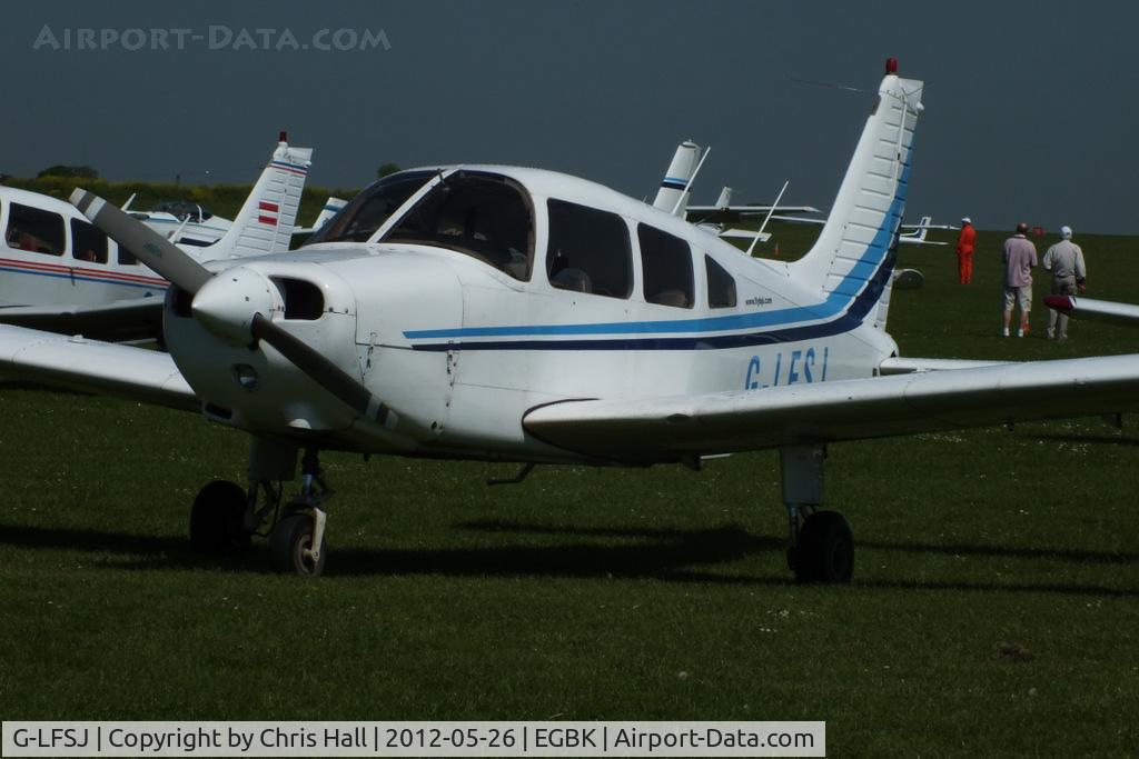G-LFSJ, 1979 Piper PA-28-161 Cherokee Warrior II C/N 28-7916536, at AeroExpo 2012