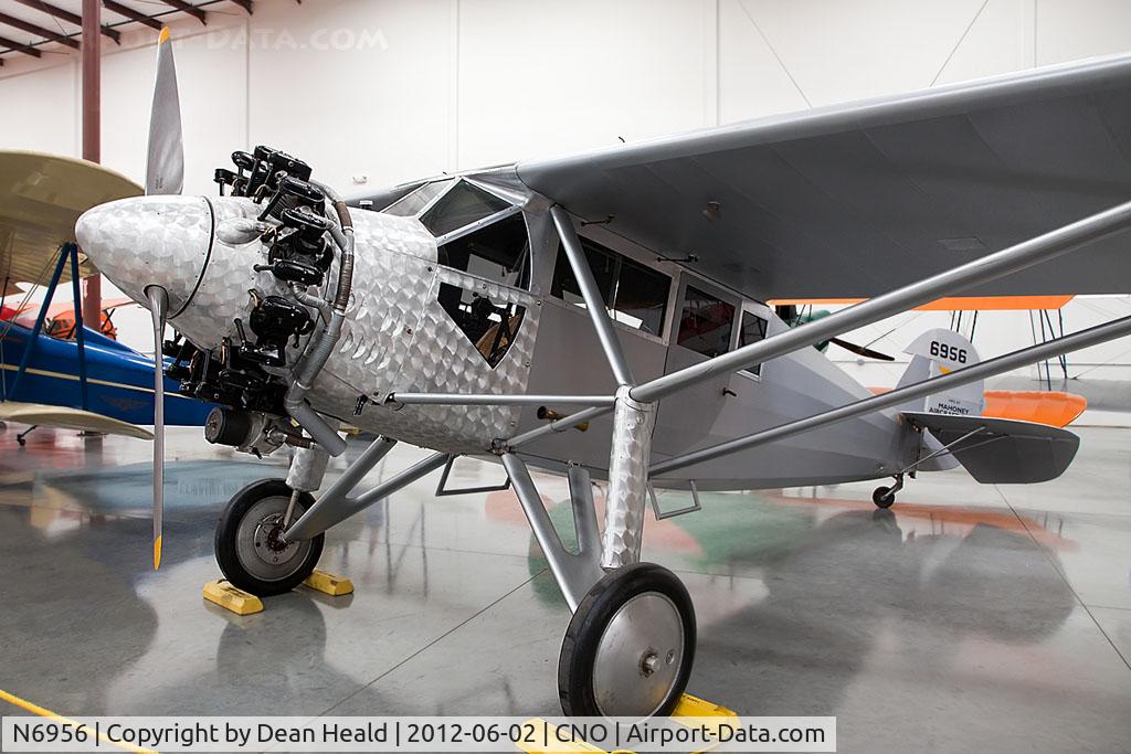 N6956, 1928 Ryan Aircraft B1 Brougham C/N 141, 1928 Ryan B-1 Brougham on display at Yanks Air Museum in Chino, CA.