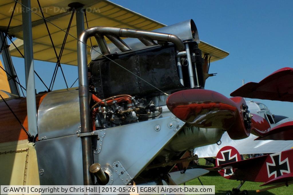 G-AWYI, 1969 Royal Aircraft Factory BE-2c Replica C/N 001, De Havilland Gipsy Major Mk 10-1
