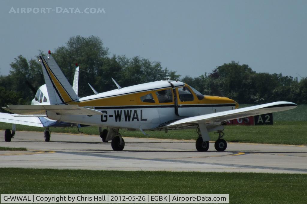 G-WWAL, 1968 Piper PA-28R-180 Cherokee Arrow C/N 28R-30461, at AeroExpo 2012