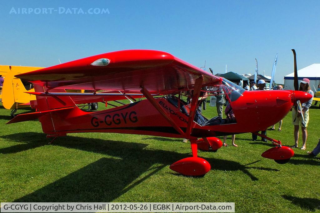 G-CGYG, 2011 Aeropro Eurofox 912(S) C/N LAA 376-15081, at AeroExpo 2012