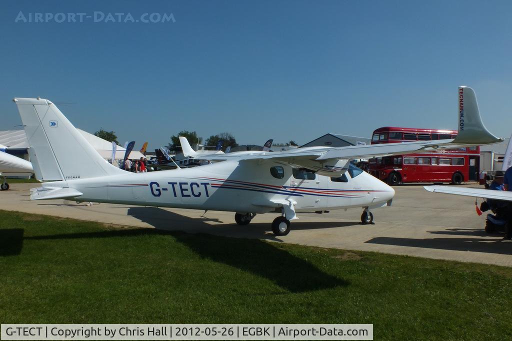 G-TECT, 2011 Tecnam P-2006T C/N 077, at AeroExpo 2012