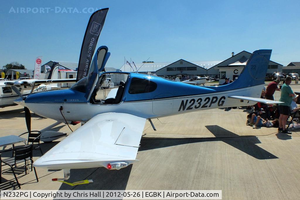 N232PG, 2011 Cirrus SR22T C/N 0222, at AeroExpo 2012