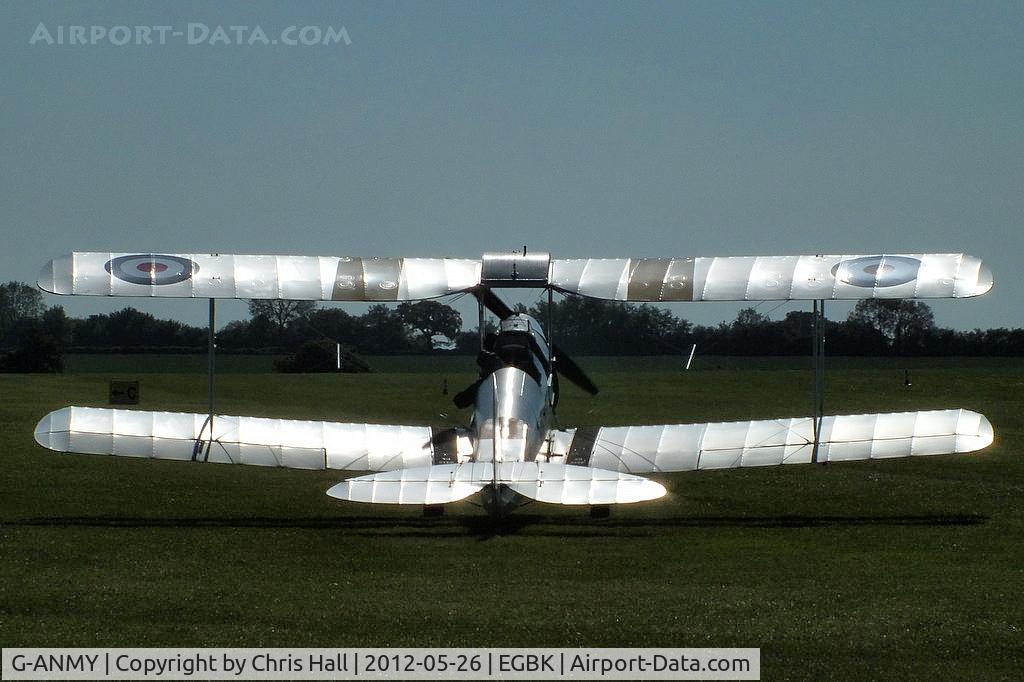 G-ANMY, 1942 De Havilland DH-82A Tiger Moth II C/N 85466, at AeroExpo 2012
