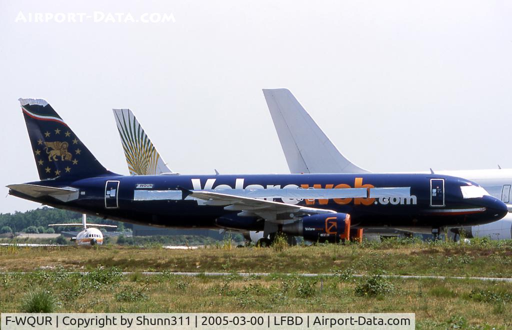 F-WQUR, 1999 Airbus A320-214 C/N 1132, Ex. I-PEKG stored...