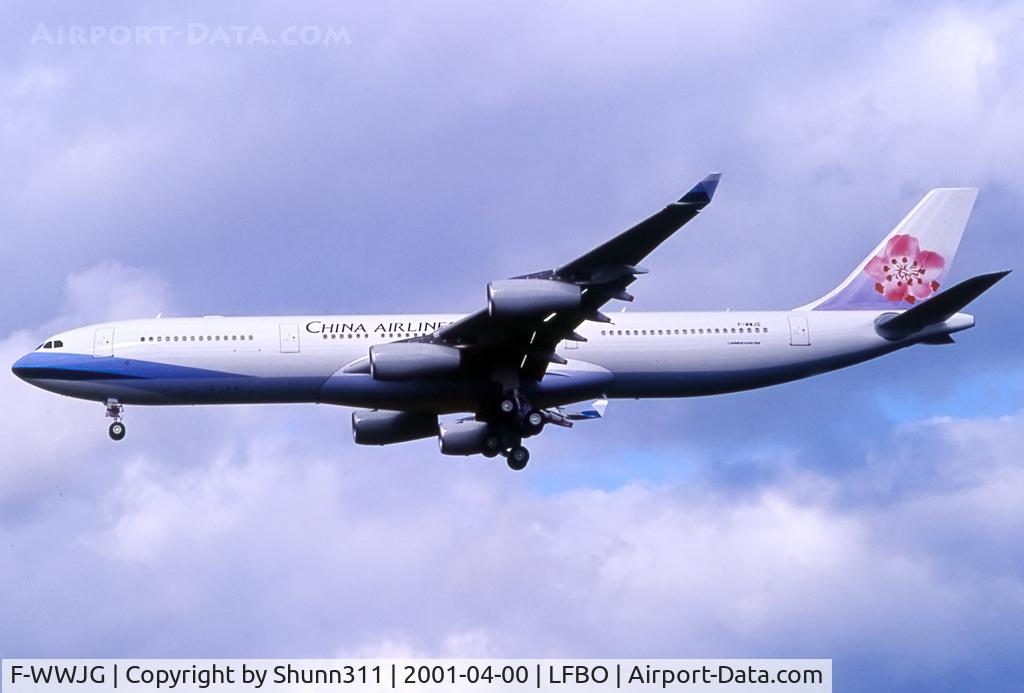 F-WWJG, 2001 Airbus A340-313 C/N 402, C/n 0402 - To be B-18801