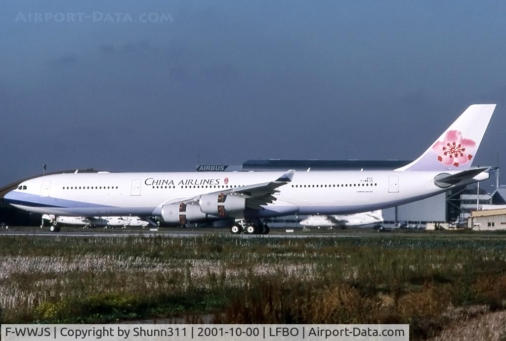 F-WWJS, 2001 Airbus A340-313 C/N 433, C/n 0433 - To be B-18806